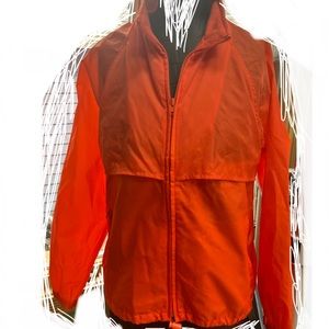 Orange Land’s End rain jacket / windbreaker